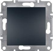 Image du produit Schneider Electric Asfora IP44 interrupteur unipolaire avec cadre anthracite (EPH0100271)