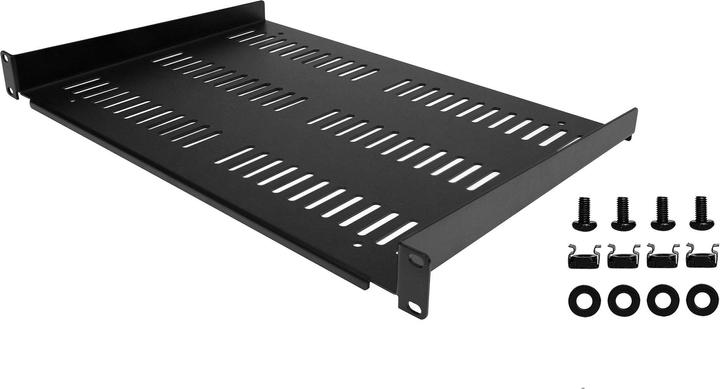 Actual product image StarTech 1U Vented Shelf 12in