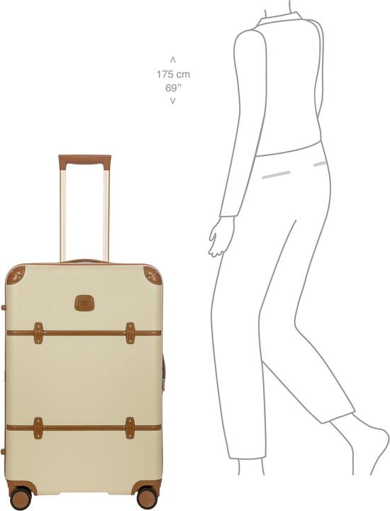 Brics Bellagio 4 Rollen Trolley 70.5 cm mit Dehnfalte (78 l, L (90 - 115l))