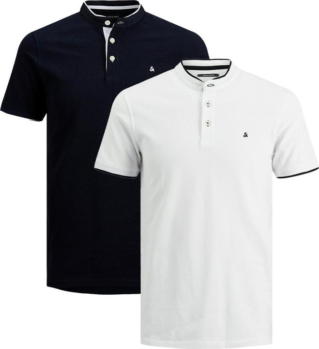 White, Dark Blue