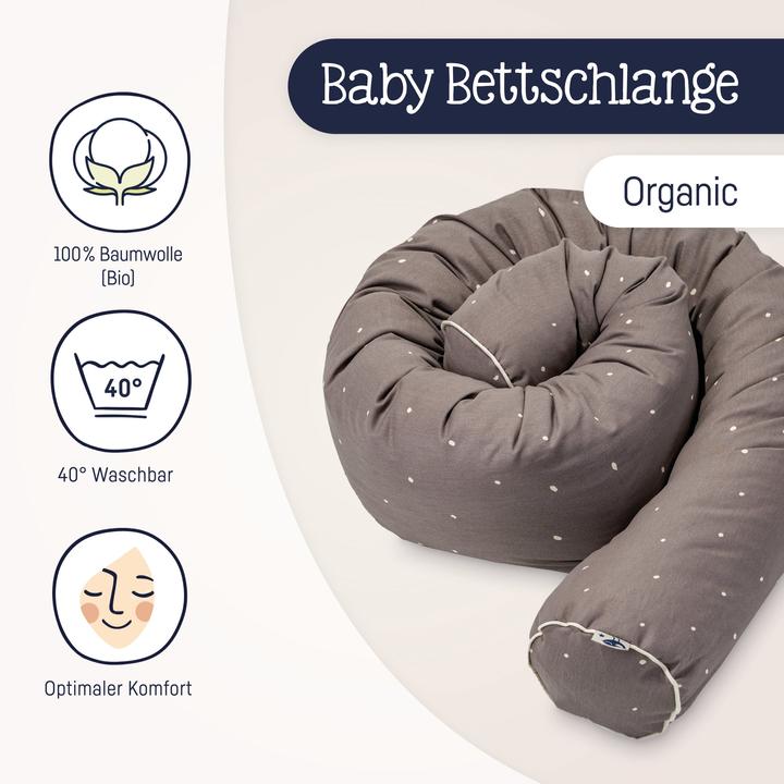 Julius Zöllner Bettschlange Organic Wild Dots