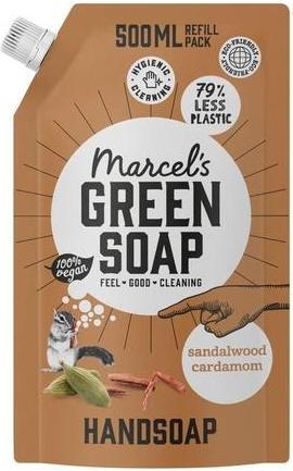 Produktbild Marcel's Grüne Seife Handseife Refill Sandelholz & Kardamom 500ml (Flüssigseife, 500 ml)
