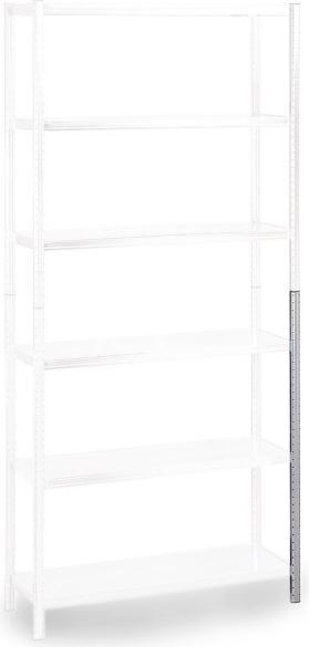 Image du produit Raaco 136853 Montant d'étagère pour étagère de base (L x H x P) 31 x 1000 x 31mm Acier argenté 4p. (3 x 3 x 100 cm)