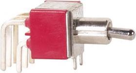 Produktbild Velleman 90° Horizontal Toggle Switch Dpdt On-Off-(On)
