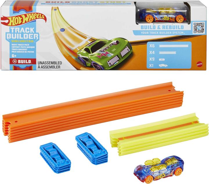 Actual product image Hot Wheels Track Builder Unlimited Split Track Pack
