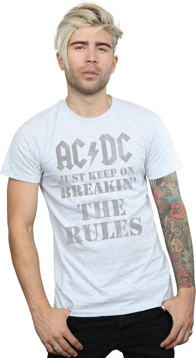 Immagine prodotto AC/DC Just Keep On Breaking The Rules Maglietta Uomo (S)