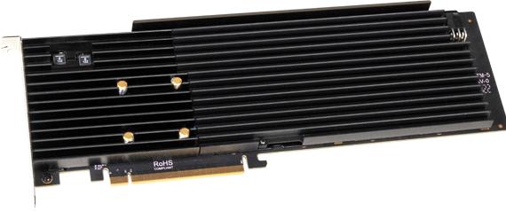 Actual product image Sonnet M.2 8x4 Silent PCIe 4.0 PCIe Card