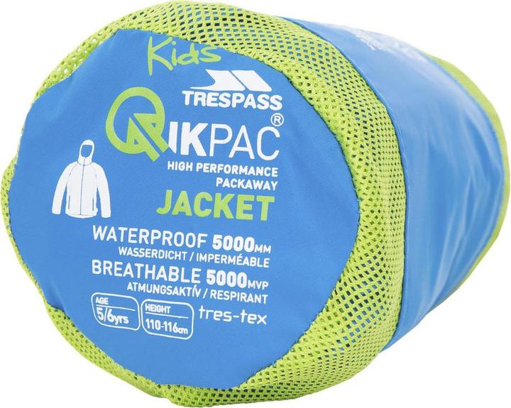 Produktbild Trespass Qikpac Jacket - Unisex Kids Packaway Jkt Tp75