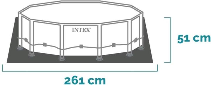 Produktbild Intex Pool Metal Frame (Ø 244 x 51 cm)