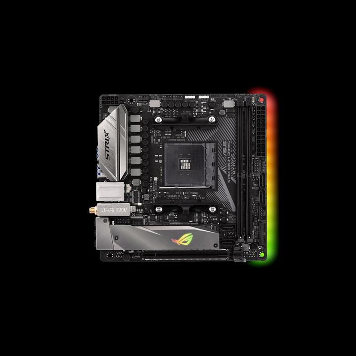 Actual product image ASUS ROG STRIX B350-I GAMING, mini-ITX, AM4 (AM4, AMD B350, Mini-ITX)