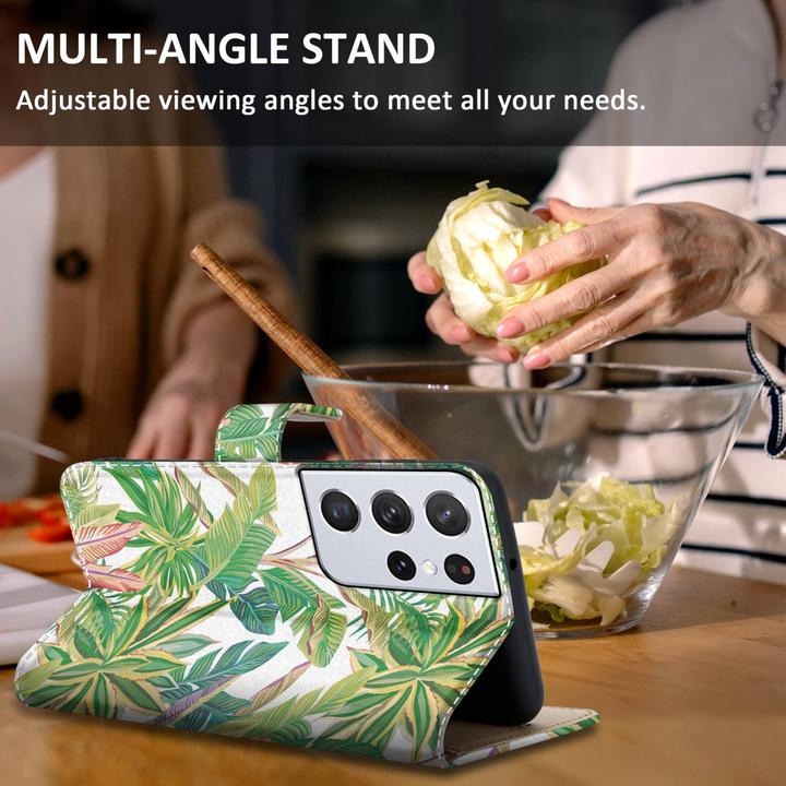 Actual product image Cadorabo Book cover with print (Samsung Galaxy S22 Ultra)
