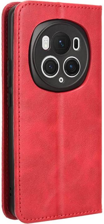 Actual product image Cover-Discount Honor Magic6 Pro - Vintage Flip Case Cover red (Honor Magic6 Pro)