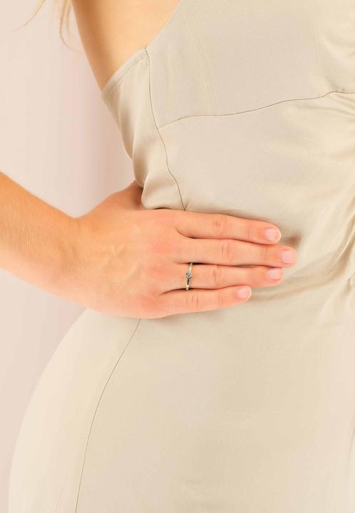 Actual product image Muau Ring frame setting (54, 950 Platinum)