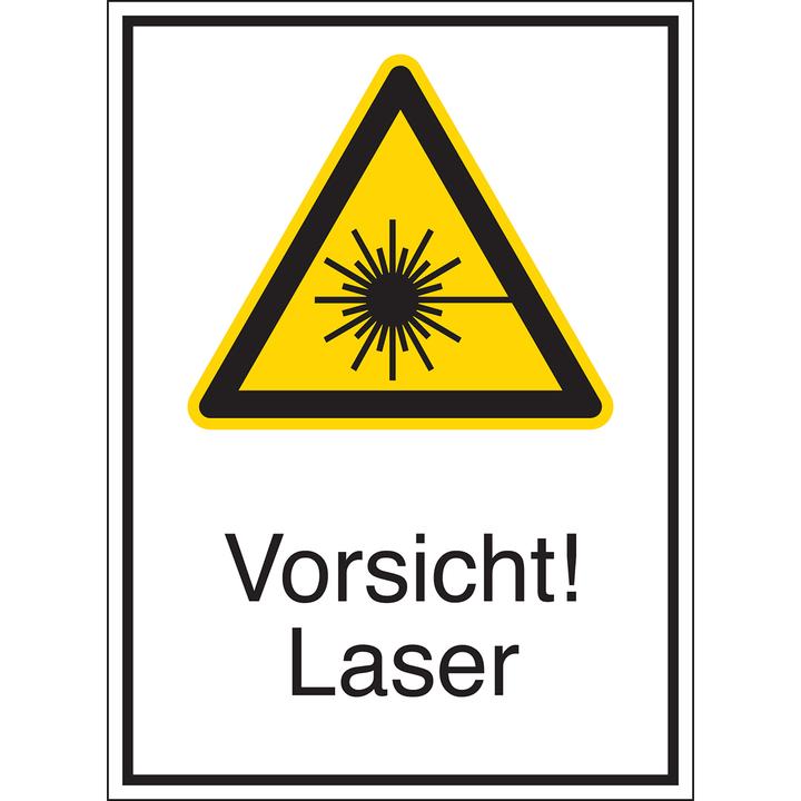 Actual product image Brady STD-986-131x185-B7525, Warning signs - Caution! Laser