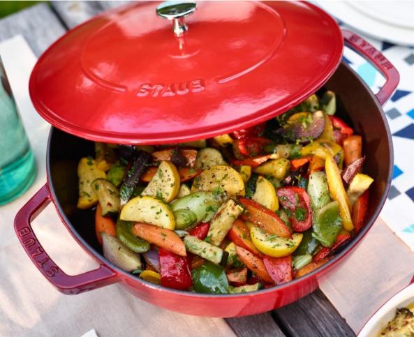 Immagine prodotto Staub Roaster Chistera Drop (28 cm, Pirofila + casseruola, Ghisa)