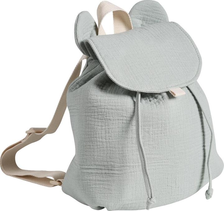 Vertbaudet Kinder Kita-Rucksack aus Musselin mit Ohren