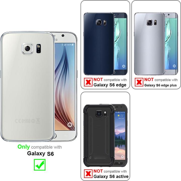 Produktbild Cadorabo Universale Schutzhülle für Samsung Galaxy S6 Tasche mit Gürtelclip (Samsung Galaxy S6)