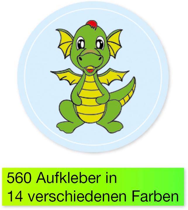 Produktbild TimeTEX TIME TEX Belobigungs-Aufkleber 62652 Drache 560 Stück