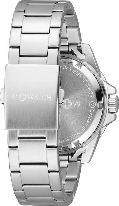Actual product image M Watch Mondaine Aqua Steel 41 (Analogue wristwatch, 41 mm)