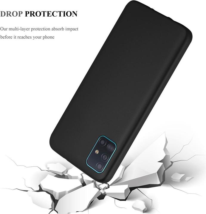 Actual product image Cadorabo TPU Matt Metallic Cover (Samsung Galaxy A71)
