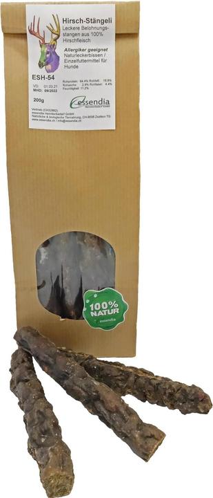 Image du produit Essendia Friandise à mâcher tiges de cerf, 200 g (Junior, Adulte, Senior, 1 pcs, 220 g)