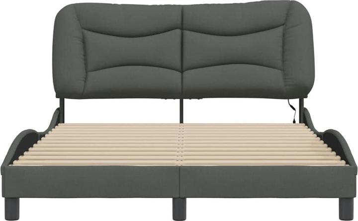 Actual product image VidaXL Bed frame with LED fabric (120 x 200 cm)