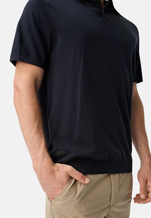 Actual product image Camel Active Leichtes Strick-Polo aus reiner Baumwolle (M)