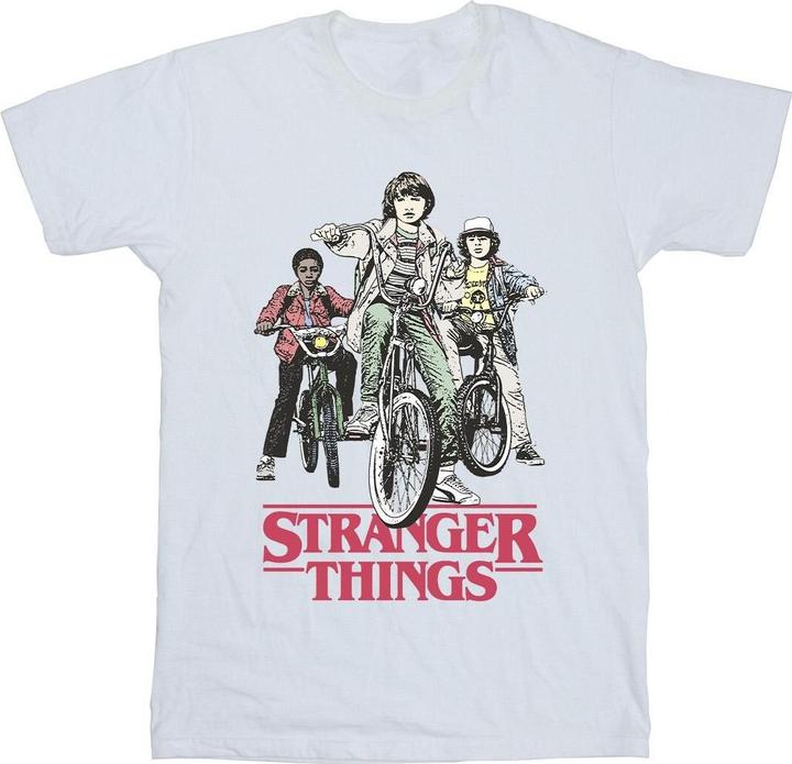 Netflix Stranger Things Retro Bikers TShirt Jungen