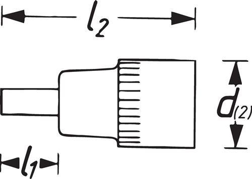 Produktbild HAZET Steckschlüsseleinsatz (10  mm)