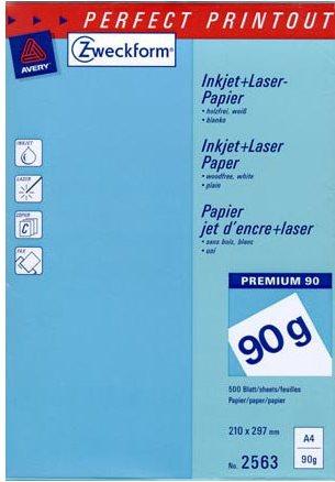 Avery Drucker- und Kopierpapier (90 g/m², 500 x, A4)