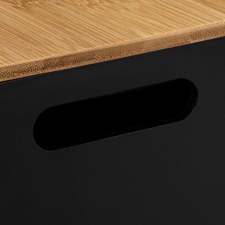 Produktbild JTI Aufbewahrungsboxen mit Bambusdeckel - 3er-Set (26 x 18 x 13 cm)
