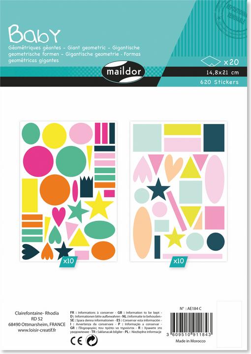Image du produit Maildor Autocollants