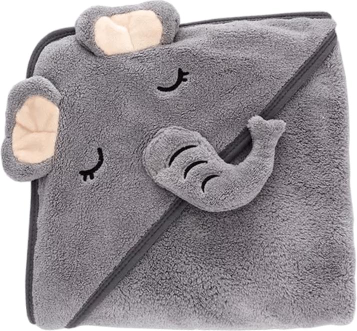 Image du produit Ninimi Serviette de bain à capuche pour bébé (éléphant)