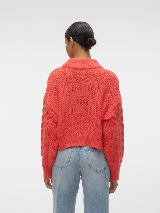 Image du produit Vero Moda VMDREAM LS HIGHNCK CROP PULLOVER GA EXC Pull en maille (L)