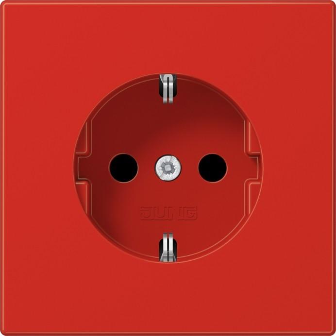 JUNG Socket outlet 1f rt glz LS UP w.BS ZP LS1520BFKIRT