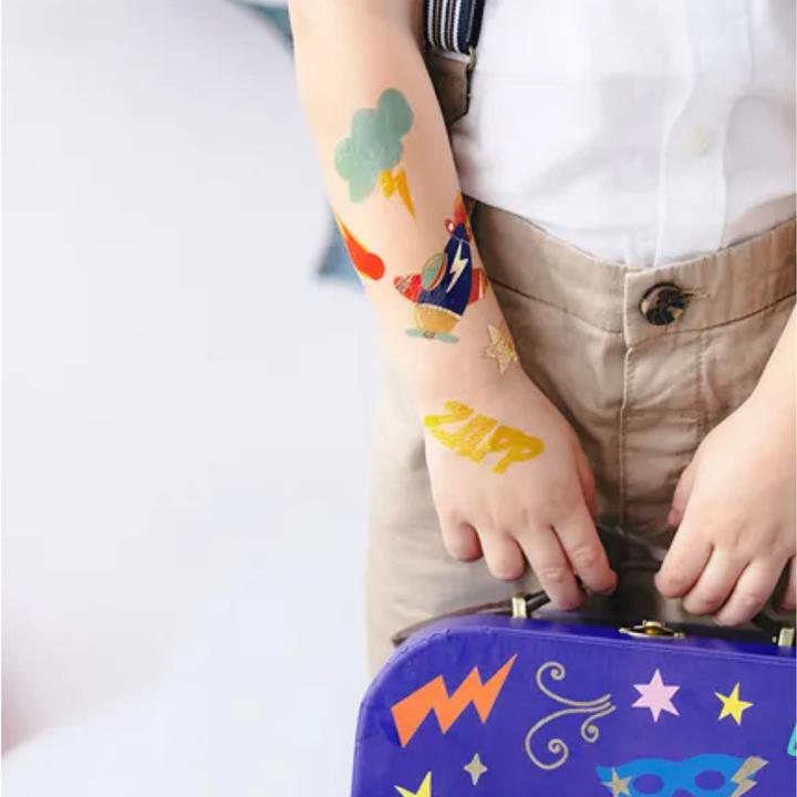 Image du produit Partydeco Tattoo Set Flugzeug