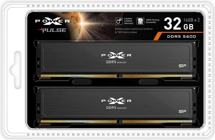 Actual product image Silicon Power SP032GXLWU60AFDJ (2 x 16GB, 5600 MHz, DDR5 RAM, DIMM)