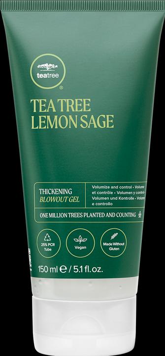 Tea tree Lemon Sage - Thickening Blowout Gel (Haargel, 150 ml)
