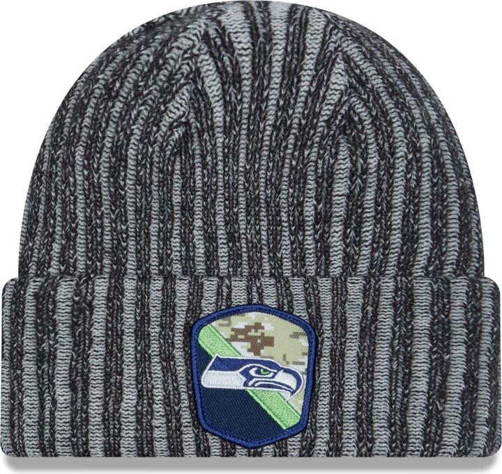New Era Salute to Service Wintermütze Seattle Seahawks