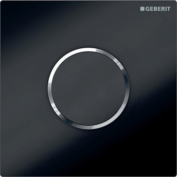 Geberit Urinal control HyTronic Sigma 10 touchless infrared battery operation black/chrome 116.