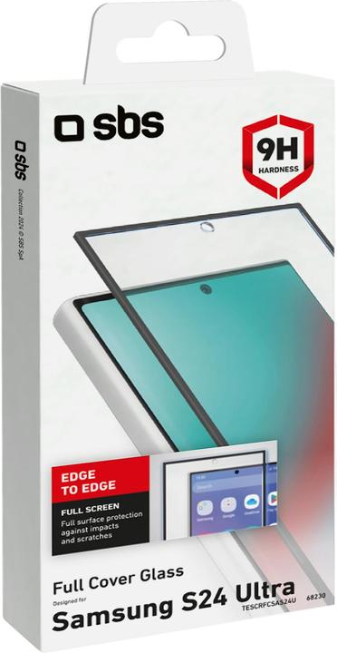Image du produit SBS Protection d'écran en verre Full Cover pour Samsung Galaxy S24 Ultra (1 pièce(s), Samsung Galaxy S24 Ultra)