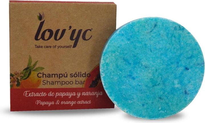 Lov'yc Haarpflege: Papaya und Orange Festes Shampoo 50g