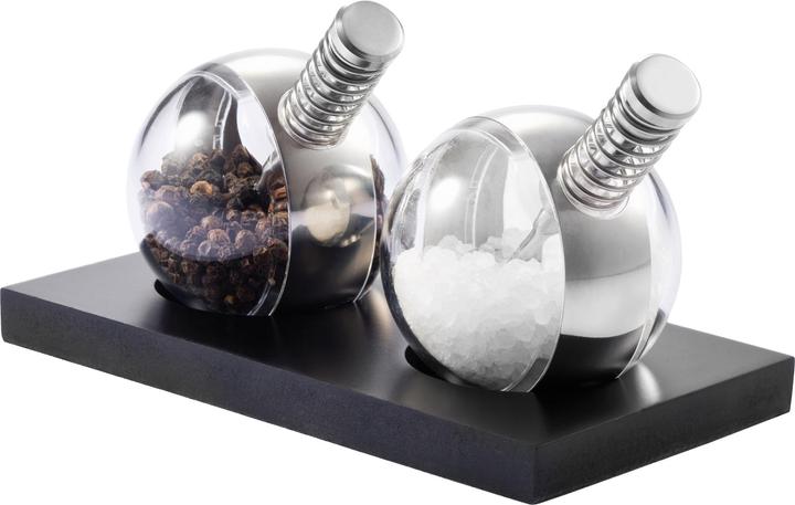 Produktbild XD Design Planet Salz und Pfeffermühle Set Edelstahl Holz