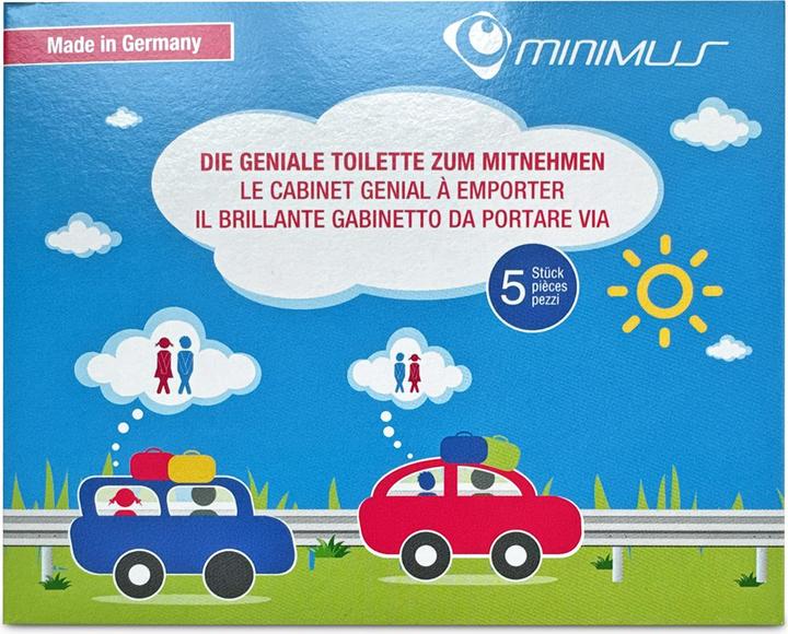 Produktbild Minimus Notfall Toilette 5er-Pack