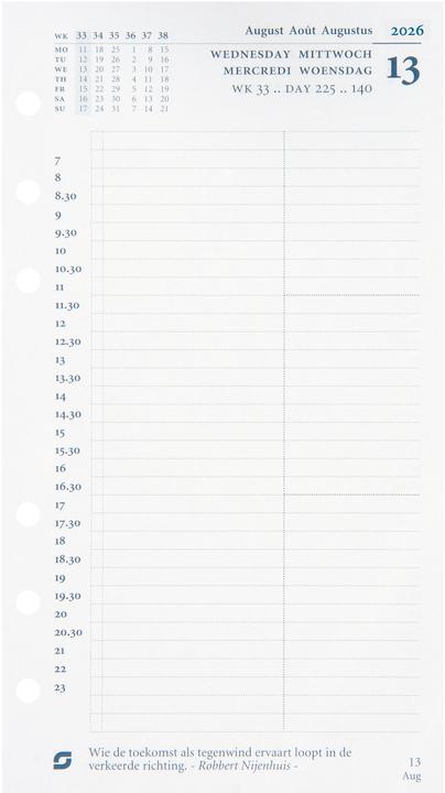 Produktbild Succes Standard Jahresinhalt Januar - Dezember (9.5 x 17 cm, Deutsch, Französisch, Italienisch, Englisch)
