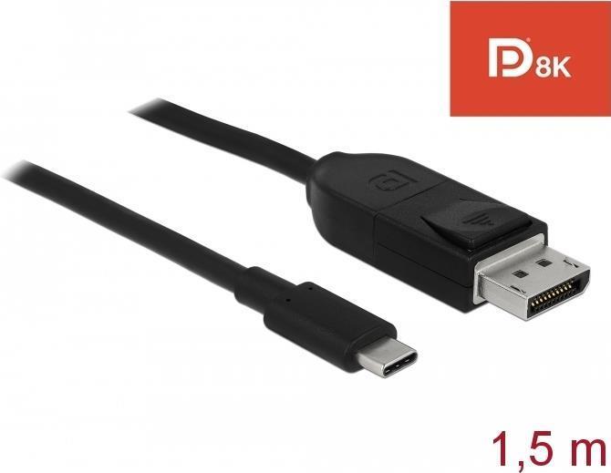 Actual product image Delock DisplayPort – USB C (1.50 m, DisplayPort, USB)
