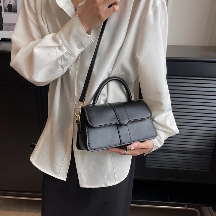Image du produit Only-Bags.Store Pu cuir sac à bandoulière sac à main - Crossbody sacs vintage avant-bras sac carré Satchel