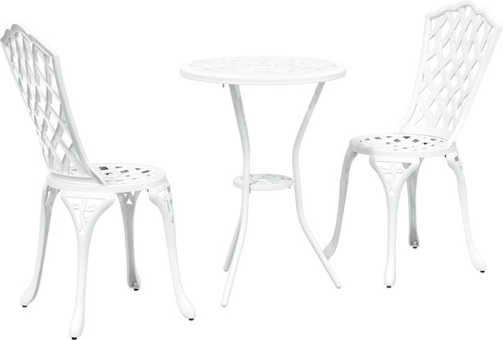 Actual product image VidaXL 3-piece garden bistro set green cast iron (53 cm)