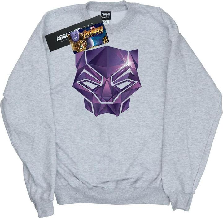 Avengers Infinity War Black Panther Geometric Sweatshirt Jungen
