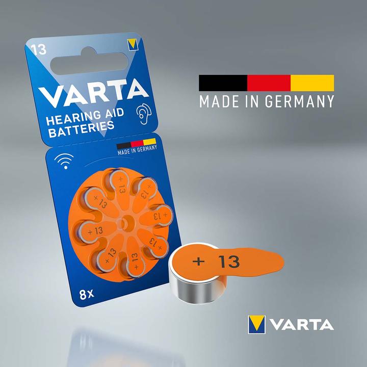 Produktbild Varta Hörgerätebatterie 13 8 Stück (8 Stk., 13, 310 mAh)